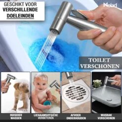 Nolad® Bidet Handdouche - Douchekoppen - Bidet - Handdouche - Zilver -Huishoudelijke Artikelen Verkoop 1200x1200 188