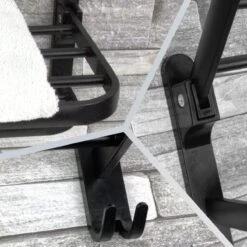 Vannons - Handdoekrek - Handdoekrek Badkamer - 2 Handdoeken - Handdoekrek Zelfklevend - Zwart -Huishoudelijke Artikelen Verkoop 1200x1200 197