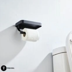 Tolussa Premium WC Rolhouder Zwart Met Plankje - Toiletrolhouder Zwart Met Plankje - Met En Zonder Boren 17 Tolussa Premium WC Rolhouder Zwart Met Plankje - Toiletrolhouder Zwart Met Plankje - Met En Zonder Boren -Huishoudelijke Artikelen Verkoop 1200x1200 20
