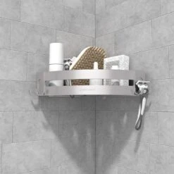 Sanicraft® Doucherekje - Doucherekje Zonder Boren - Geschikt Voor Elk Type Muur - Doucherekje Hangend - Doucheplank - Doucherekje Hoek - Doucherekje Zilver 17 Sanicraft® Doucherekje - Doucherekje Zonder Boren - Geschikt Voor Elk Type Muur - Doucherekje Hangend - Doucheplank - Doucherekje Hoek - Doucherekje Zilver -Huishoudelijke Artikelen Verkoop 1200x1200 237