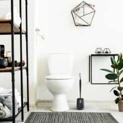 Toiletborstel Met Houder - WC Borstel - Vrijstaand - Siliconen - Zwart -Huishoudelijke Artikelen Verkoop 1200x1200 271