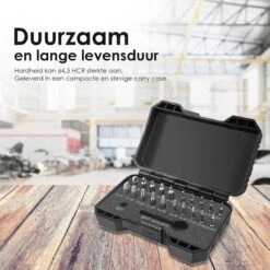 Novalits - Professionele Bit- & Borensets - Schroefverwijderset - 22-delig - HSS Materiaal - Schroefverwijderaar - Uitboorset - Borenset - Schroefbitset - Linkse Tap - Bitset - Metaalborenset - Draadtapset - Versleten Schroeven & Bouten Verwijderen 19 Novalits - Professionele Bit- & Borensets - Schroefverwijderset - 22-delig - HSS Materiaal - Schroefverwijderaar - Uitboorset - Borenset - Schroefbitset - Linkse Tap - Bitset - Metaalborenset - Draadtapset - Versleten Schroeven & Bouten Verwijderen -Huishoudelijke Artikelen Verkoop 1200x1200 31