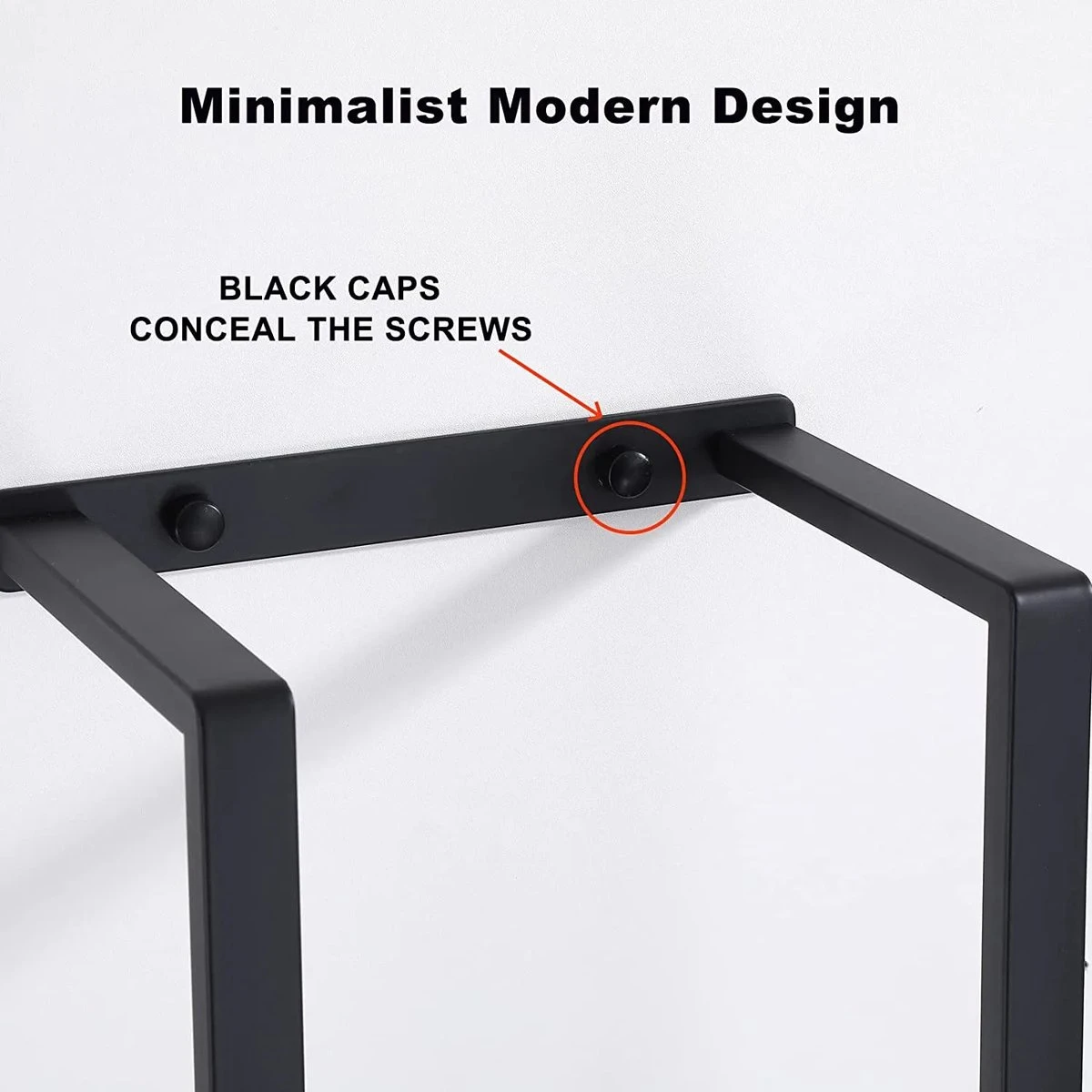 Handdoekrek - 70 Cm - RVS - Handdoekhouder BaderiQ Paris Large - MODEL 2023 - Schroeven Of Plakken - Handdoekenhouders - Handdoekhaak - Handdoek Organizer - Rvs Mat Zwart Poedercoating - Large H70xB20xD14 - Ook Beschikbaar In 40 Cm 11 Handdoekrek - 70 Cm - RVS - Handdoekhouder BaderiQ Paris Large - MODEL 2023 - Schroeven Of Plakken - Handdoekenhouders - Handdoekhaak - Handdoek Organizer - Rvs Mat Zwart Poedercoating - Large H70xB20xD14 - Ook Beschikbaar In 40 Cm - Afbeelding 9