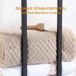 Handdoekrek - 70 Cm - RVS - Handdoekhouder BaderiQ Paris Large - MODEL 2023 - Schroeven Of Plakken - Handdoekenhouders - Handdoekhaak - Handdoek Organizer - Rvs Mat Zwart Poedercoating - Large H70xB20xD14 - Ook Beschikbaar In 40 Cm 21 Handdoekrek - 70 Cm - RVS - Handdoekhouder BaderiQ Paris Large - MODEL 2023 - Schroeven Of Plakken - Handdoekenhouders - Handdoekhaak - Handdoek Organizer - Rvs Mat Zwart Poedercoating - Large H70xB20xD14 - Ook Beschikbaar In 40 Cm -Huishoudelijke Artikelen Verkoop 1200x1200 313