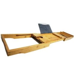 IVOL Badplank Bamboe - Badplank Hout Met Badrek Houders - Uitschuifbaar - 75 Tot 110 Cm -Huishoudelijke Artikelen Verkoop 1200x1200 323