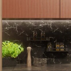 BrandtBergkamp RVS Doucherek 2 Laags – Zonder Boren – Doucherekje Hangend – Badkamerrek Zwart -Huishoudelijke Artikelen Verkoop 1200x1200 343