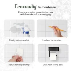 Gatot Goodies RVS Toiletrolhouder Met Plankje - WC Rolhouder Zwart Zonder Boren –Toiletpapierhouder Zelfklevend – Met Lade -Huishoudelijke Artikelen Verkoop 1200x1200 35