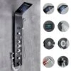 Douchepaneel Met Massage - Regendouche - Massage Jets - Waterval Douche - Met Thermostaatkraan En Handdouche - Zwart - Opbouw - Douchekop - Flanner® -Huishoudelijke Artikelen Verkoop 1200x1200 364