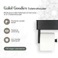 Gatot Goodies RVS Toiletrolhouder Met Plankje - WC Rolhouder Zwart Zonder Boren –Toiletpapierhouder Zelfklevend – Met Lade -Huishoudelijke Artikelen Verkoop 1200x1200 37