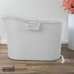 EKEO Zitbad - 210L - Mobiele Badkuip - Bath Bucket - Wit -Huishoudelijke Artikelen Verkoop 1200x1200 377