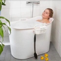 Zitbad Voor Volwassenen - Bath Bucket - Wit - 200L -Huishoudelijke Artikelen Verkoop 1200x1200 380