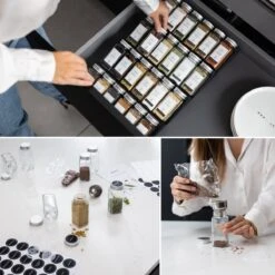 Deleca 24 Glazen Kruidenpotjes - Incl. 3 Soorten Stickers En Strooideksel Set - Voorraadpotten Glas Met Deksel - Kruidenstrooier - 10,5 X 4,3 Cm - Vierkant / 120 Ml 16 Deleca 24 Glazen Kruidenpotjes - Incl. 3 Soorten Stickers En Strooideksel Set - Voorraadpotten Glas Met Deksel - Kruidenstrooier - 10,5 X 4,3 Cm - Vierkant / 120 Ml -Huishoudelijke Artikelen Verkoop 1200x1200 421