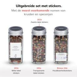 Deleca 24 Glazen Kruidenpotjes - Incl. 3 Soorten Stickers En Strooideksel Set - Voorraadpotten Glas Met Deksel - Kruidenstrooier - 10,5 X 4,3 Cm - Vierkant / 120 Ml 18 Deleca 24 Glazen Kruidenpotjes - Incl. 3 Soorten Stickers En Strooideksel Set - Voorraadpotten Glas Met Deksel - Kruidenstrooier - 10,5 X 4,3 Cm - Vierkant / 120 Ml -Huishoudelijke Artikelen Verkoop 1200x1200 423