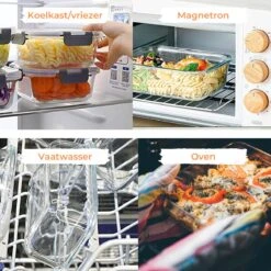 Formilo Meal Prep Bakjes - Lekvrije Vershoudbakjes - Diepvriesbakjes - Luchtdicht - BPA Vrij - Glas - 10 Stuks -Huishoudelijke Artikelen Verkoop 1200x1200 483