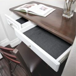 SWILIX ® Antislipmat Voor Kasten En Lades, Douchemat - Badkamermat - Badmat, Dienblad, Vloer - 4 Meter Rol - Anti Slip Mat - 400 X 30 Cm - Zwart -Huishoudelijke Artikelen Verkoop 1200x1200 54