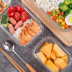 VMCA Glazen Vershoudbakjes Voor Vriezer Oven En Magnetron - 9 Bakjes -Huishoudelijke Artikelen Verkoop 1200x1200 559