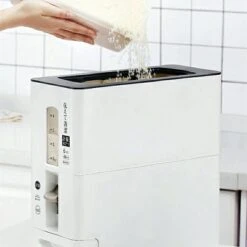 Merkloos TDR-Japans Rijst/Granen Container/Dispenser/ Opbergdoos - 6KG Inhoud - Wit -Huishoudelijke Artikelen Verkoop 1200x1200 668