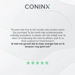 Coninx Yoghurtbeker To Go - Muesli Beker To Go - Lunchbeker - Mueslibeker 640ml (450ml+190ml) - Groen -Huishoudelijke Artikelen Verkoop 1200x1200 677