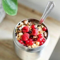 Coninx Thermos Lunchbox - Muesli Beker To Go - Isoleer Lunchpot - Yoghurtbeker To Go - Mueslibeker 840ml (600ml+240ml) - RVS -Huishoudelijke Artikelen Verkoop 1200x1200 693