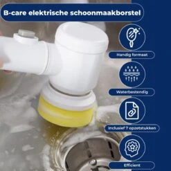 B-care Magic Brush - Elektrische Multifunctionele Schoonmaakborstel - 7 Opzetstukken - Wasborstel - Poetsmachine - Schrobborstel - Handborstel - Werkborstel - Schrobber - Boorborstel - Reinigingsborstel 16 B-care Magic Brush - Elektrische Multifunctionele Schoonmaakborstel - 7 Opzetstukken - Wasborstel - Poetsmachine - Schrobborstel - Handborstel - Werkborstel - Schrobber - Boorborstel - Reinigingsborstel -Huishoudelijke Artikelen Verkoop 1200x1200 772