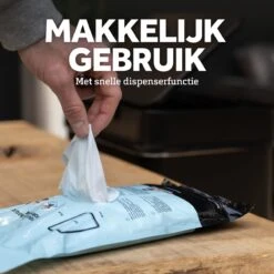 BagFitter Blauw A 12L Tot 15L Vuilniszak Met Trekband Van 100% Gerecycled Plastic - 54,5cm X 45cm - 30 Stuks - 12-15 Liter - Vuilniszakken - Afvalzakken - Prullenbakzakken Geschikt Voor O.a. Homra Stephs, Blinq En Nexo -Huishoudelijke Artikelen Verkoop 1200x1200 823