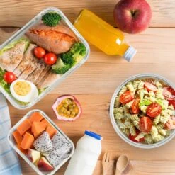 KitchenBrothers Meal Prep Bakjes - Set - Luchtdicht - BPA Vrij - Glas - 9 Stuks -Huishoudelijke Artikelen Verkoop 1200x1200 892