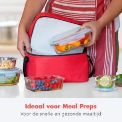 KitchenBrothers Meal Prep Bakjes - Set - Luchtdicht - BPA Vrij - Glas - 9 Stuks -Huishoudelijke Artikelen Verkoop 1200x1200 893