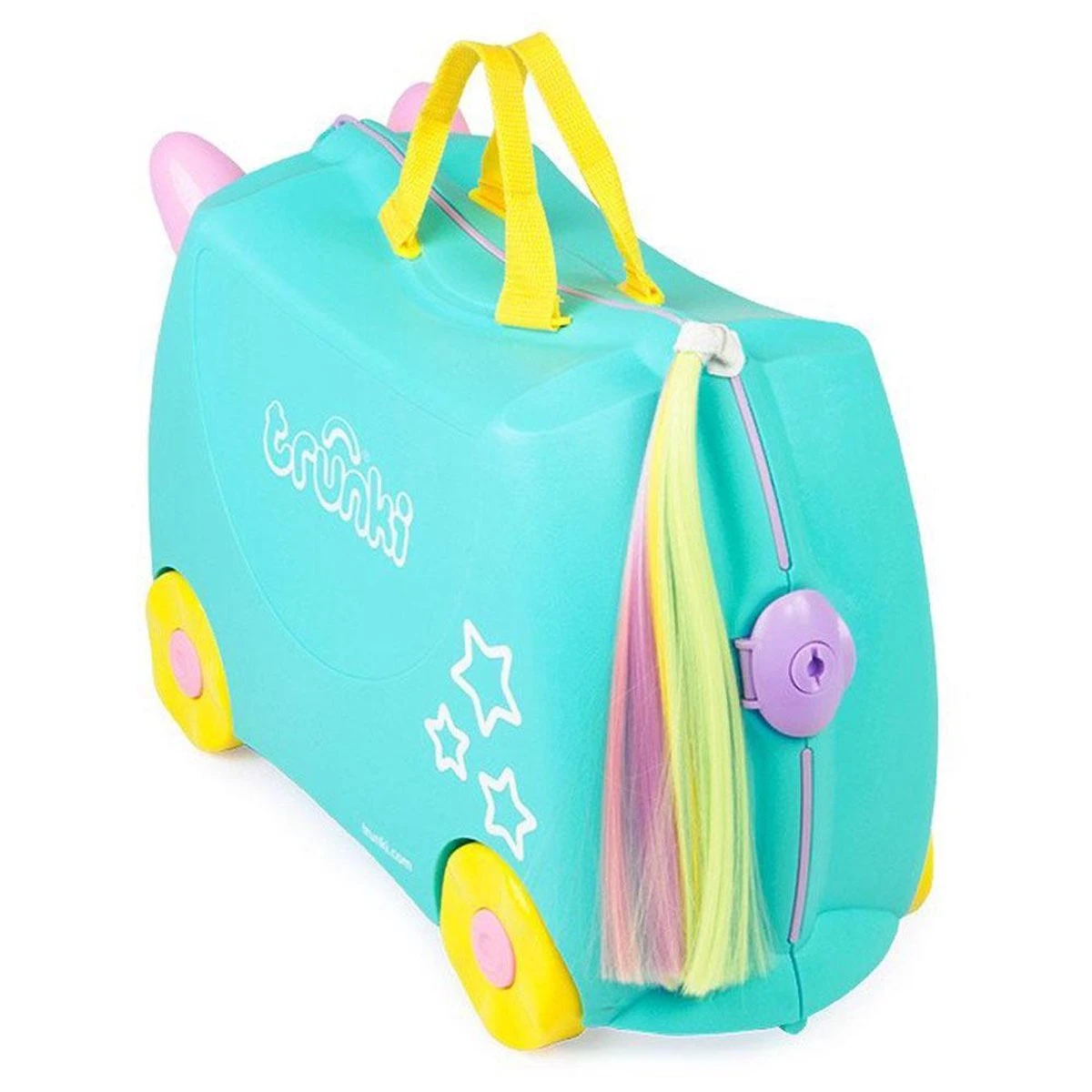 Trunki Ride-On Handbagage Koffer 46 Cm - Eenhoorn 4 Trunki Ride-On Handbagage Koffer 46 Cm - Eenhoorn - Afbeelding 2