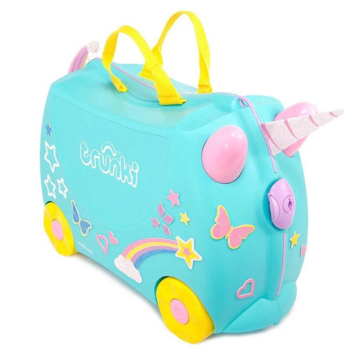 Trunki Ride-On Handbagage Koffer 46 Cm - Eenhoorn 5 Trunki Ride-On Handbagage Koffer 46 Cm - Eenhoorn - Afbeelding 3