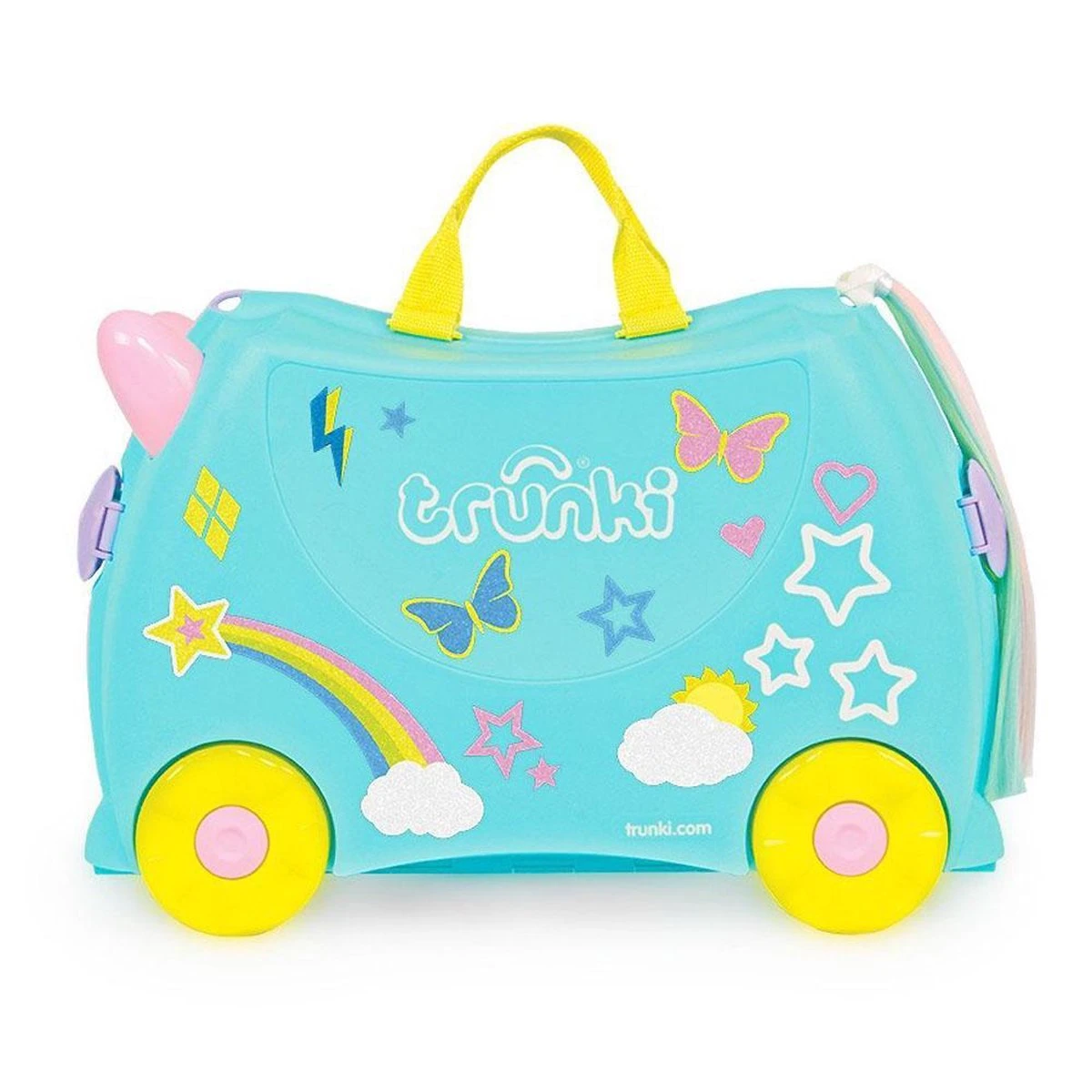 Trunki Ride-On Handbagage Koffer 46 Cm - Eenhoorn 6 Trunki Ride-On Handbagage Koffer 46 Cm - Eenhoorn - Afbeelding 4