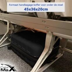 CabinMax Handbagage Koffer - Trolley 30L - Harde Reiskoffer - 45x36x20cm - Lichtgewicht - Groot Capaciteit - Zwart -Huishoudelijke Artikelen Verkoop 1200x1200 941