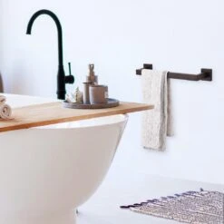 Handdoekrek - RVS - Badkameraccessoires - Keukenaccessoires - Mat Zwart - 40 Cm -Huishoudelijke Artikelen Verkoop 1200x1200 99