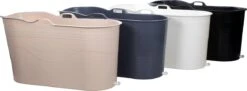 HelloBath® - Bath Bucket - XL - 125 Cm - Brazilian Sand - Zitbad - Ligbad (Verzending In Doos) - Incl. Badplank En Kraantje -Huishoudelijke Artikelen Verkoop 1200x444