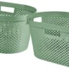 Curver Infinity Recycled Dots Wasmand - 40L - 2 Stuks - Groen -Huishoudelijke Artikelen Verkoop 1200x524