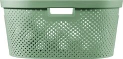 Curver Infinity Recycled Dots Wasmand - 40L - 2 Stuks - Groen -Huishoudelijke Artikelen Verkoop 1200x573