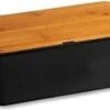 Melamine Broodtrommel Met Bamboe Snijplank | Brood Bewaar Doos Met Hoge Kwaliteit Bamboe Snij Plank | Met Bamboe Deksel, Te Gebruiken Als Brood Snijplank | Afm. 34 X 18 X 14 Cm. | Kleur Brood Trommel: ZWART 2 Melamine Broodtrommel Met Bamboe Snijplank | Brood Bewaar Doos Met Hoge Kwaliteit Bamboe Snij Plank | Met Bamboe Deksel, Te Gebruiken Als Brood Snijplank | Afm. 34 X 18 X 14 Cm. | Kleur Brood Trommel: ZWART -Huishoudelijke Artikelen Verkoop 1200x731