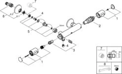 GROHE Precision Flow Thermostatische Douchekraan - EcoJoy® - EcoButton - 15cm - 34840000 -Huishoudelijke Artikelen Verkoop 1200x733