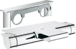 GROHE Grohtherm 2000 New Thermostatische Badkraan - 15cm - CoolTouch - Met Tray - Chroom - 34464001 -Huishoudelijke Artikelen Verkoop 1200x780