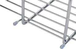 WENKO Doucherek Milo 2-laags 25x55cm RVS Glanzend - Doucherek Zonder Boren - Doucherek Hangend -Huishoudelijke Artikelen Verkoop 1200x789