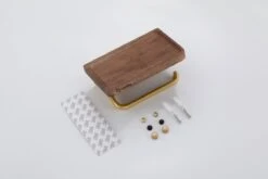 Lopoleis WC Rolhouder – Luxe Toiletrolhouder Walnoothout – Goud – Zelfklevend – WC Rolhouder Zonder Boren – Toiletrolhouder Met Plankje – WC Rolhouder Goud – Badkamer Accessoires -Huishoudelijke Artikelen Verkoop 1200x800 12