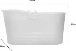 LIFEBATH - Zitbad Mira - Bath Bucket XL - 400L - Ligbad 122 Cm - Wit 13 LIFEBATH - Zitbad Mira - Bath Bucket XL - 400L - Ligbad 122 Cm - Wit -Huishoudelijke Artikelen Verkoop 1200x811 1