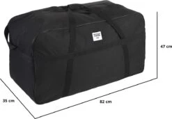 TravelZ Grote Reistas XL - 135 Liter Sporttas 82x35x47cm - Opbergtas -Huishoudelijke Artikelen Verkoop 1200x829