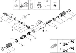 GROHE QuickFix Precision Feel Thermostatische Douchekraan - EcoJoy - CoolTouch - Incl. Koppelingen - 15 Cm - 34790000 -Huishoudelijke Artikelen Verkoop 1200x836 1
