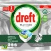 Dreft Platinum All In One - Vaatwascapsules - Original - Voordeelverpakking 5 X 20 Capsules -Huishoudelijke Artikelen Verkoop 1200x852 1