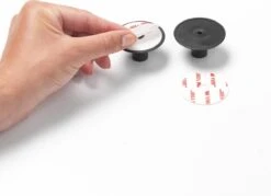 Brabantia ReNew Handdoekhaakjes - 2 Stuks - Dark Grey -Huishoudelijke Artikelen Verkoop 1200x872