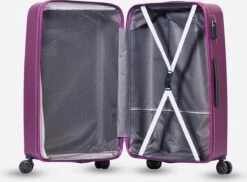 ©TROLLEYZ - Ibiza No.3 - Reiskoffer 69cm Met TSA Slot - Dubbele Wielen - 360° Spinners - 100% ABS - Reiskoffer In Dazzling Purple -Huishoudelijke Artikelen Verkoop 1200x885 1