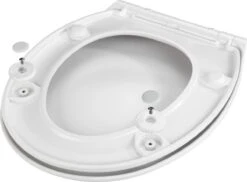 WENKO WC Bril Gubbio - Antibacterieel Wit Duroplast - Easy-Close Sluiting - Fix-Clip Bevestiging In RVS - Belastbaar Tot 350 Kg - Toiletbril - Toiletzitting -Huishoudelijke Artikelen Verkoop 1200x885