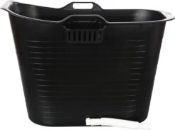FlinQ Bath Bucket Premium Zwart - Zitbad 2022 - Met Temperatuurmeter - Upgrade Bath Bucket Voor Volwassenen En Kinderen - Zwart -Huishoudelijke Artikelen Verkoop 1200x891