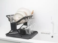 Brabantia SinkSide Afdruiprek - Inklapbaar - Dark Grey -Huishoudelijke Artikelen Verkoop 1200x900 50