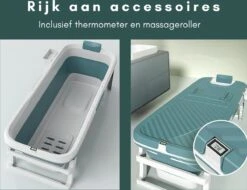 Livista® - Opvouwbaar Bad - Blauw - Zitbad - Inklapbaar - Bath Bucket - 150 CM LANG - XL - Incl. Thermometer & Onderwater LED Lichten 15 Livista® - Opvouwbaar Bad - Blauw - Zitbad - Inklapbaar - Bath Bucket - 150 CM LANG - XL - Incl. Thermometer & Onderwater LED Lichten -Huishoudelijke Artikelen Verkoop 1200x922 1